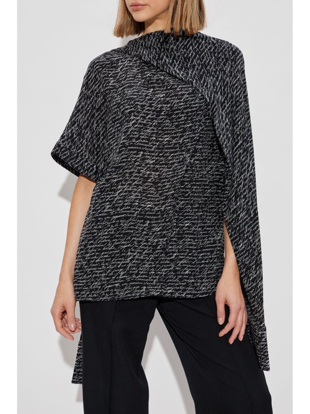 script-print blouse - 3