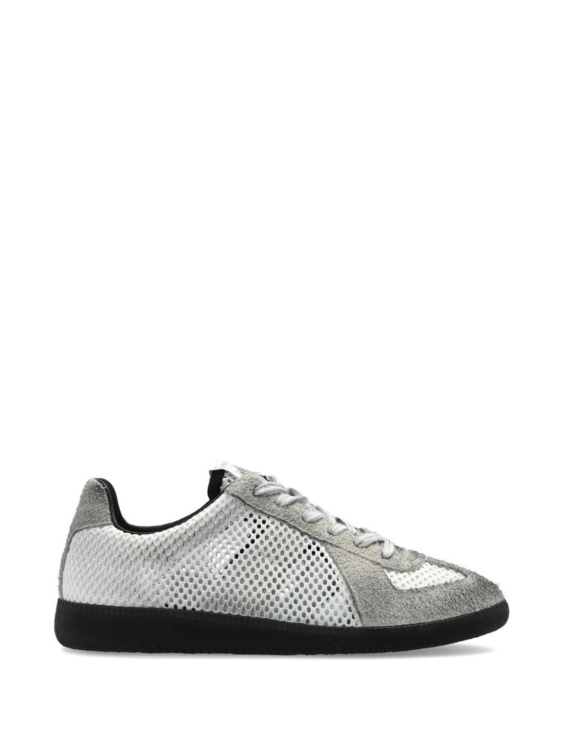 mesh panelled sneakers 1