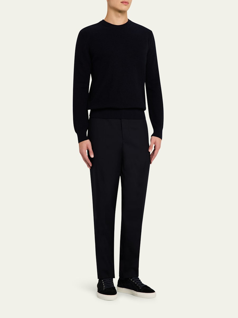 Brioni Men's Cashmere and Wool Raglan Crewneck Sweater outlook