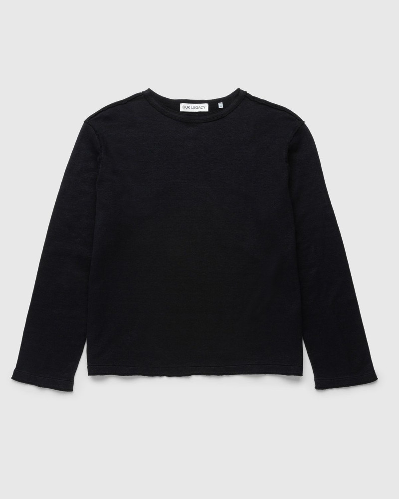 Our Legacy – Inverted Sweatshirt Black Hemp Loopback 1