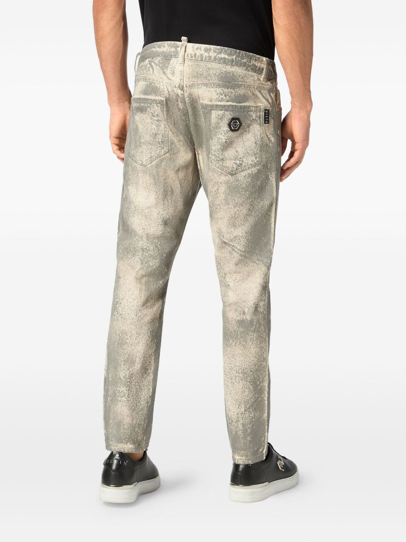 metallic-splatter jeans 3