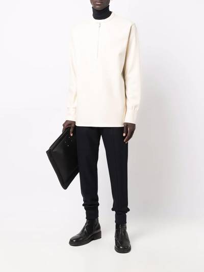 Jil Sander zipped long-sleeve top outlook