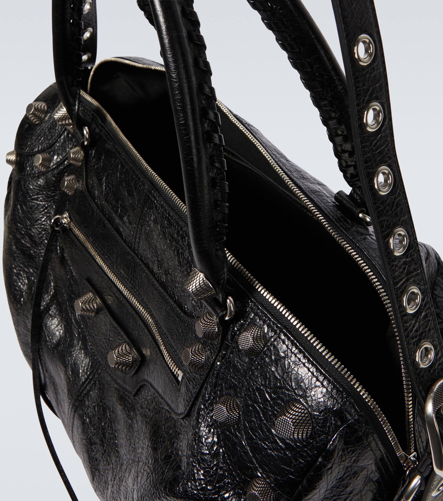 Le Cagole leather duffel bag - 4