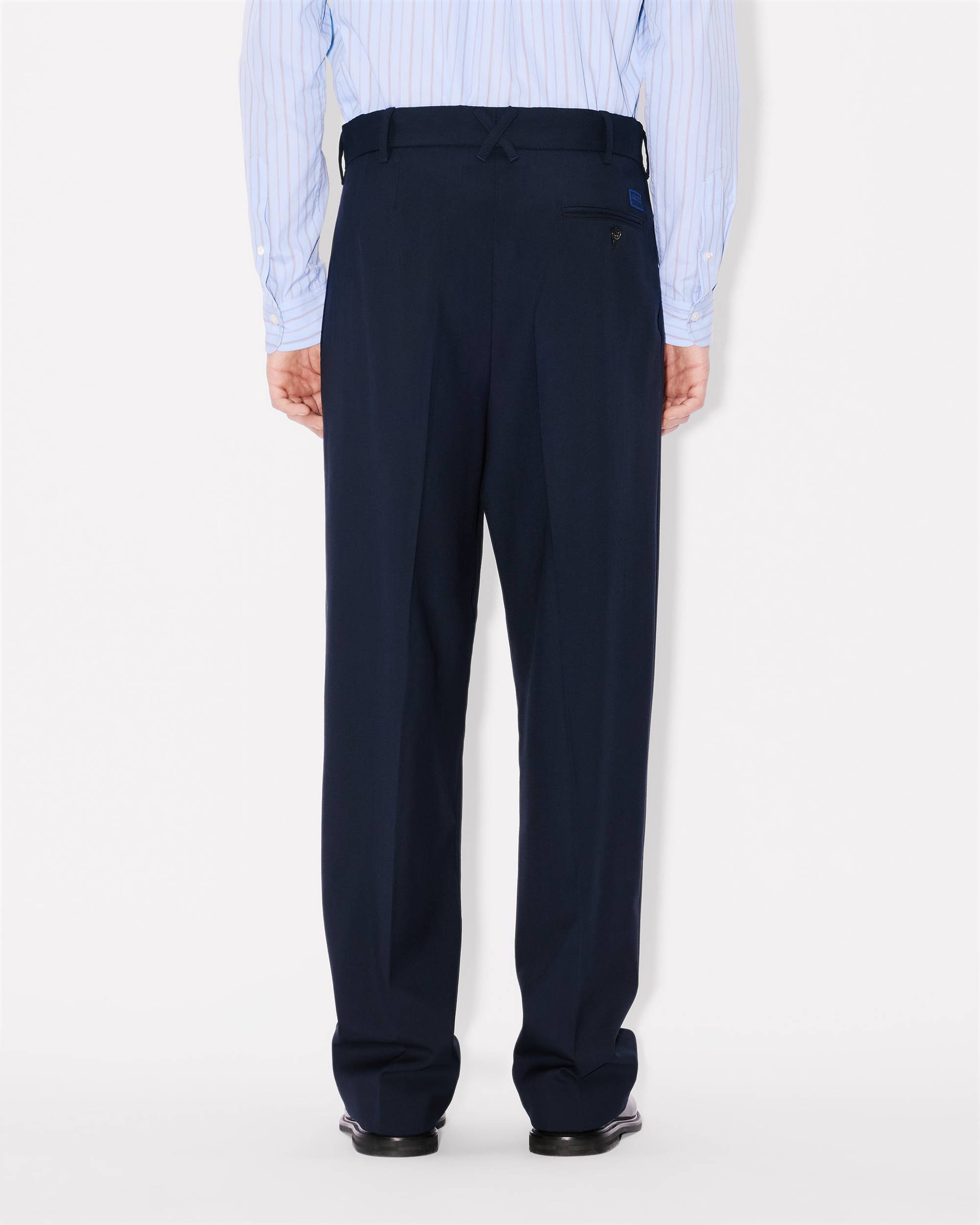 Pleated tailored pants in virgin wool - 5