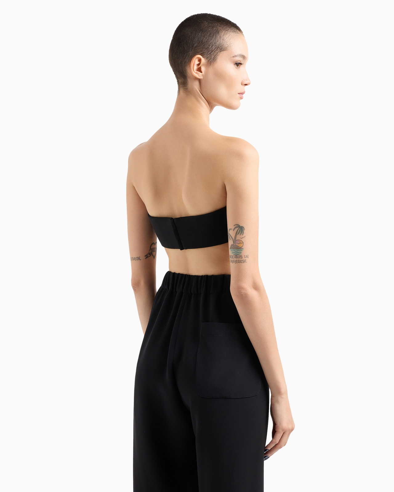 SILK CADY BANDEAU TOP - 3