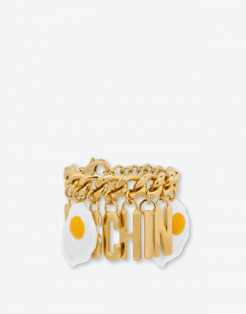 EGGS LETTERING CHAIN BRACELET 1