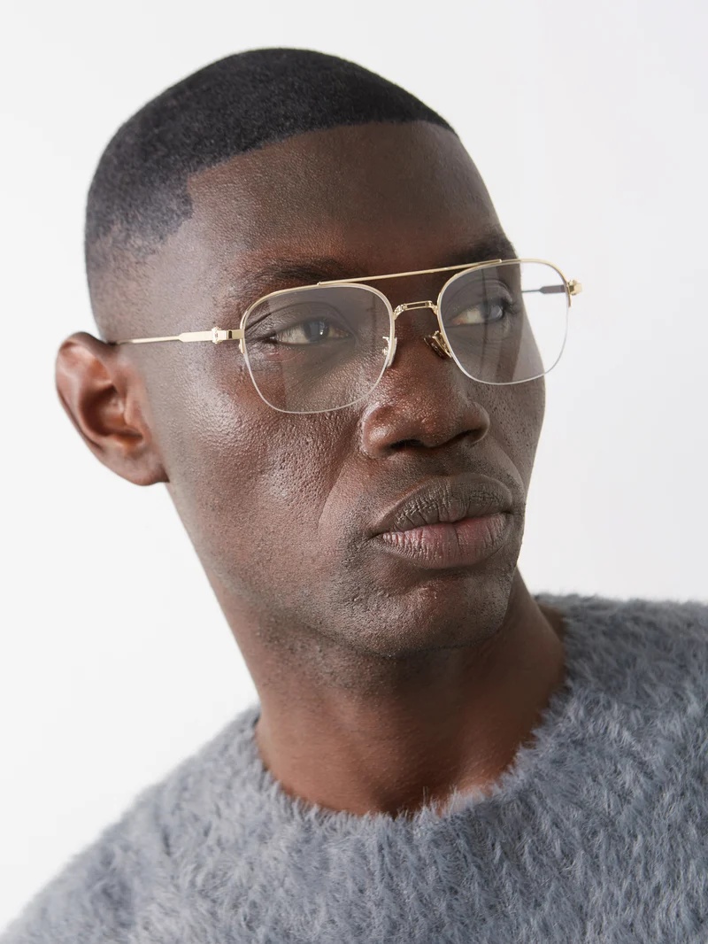 NeoDior aviator metal glasses - 3