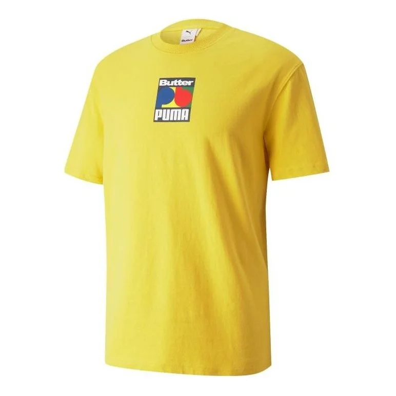 PUMA X Butter Goods Graphic T-Shirt 'Yellow' 534058-85 - 1