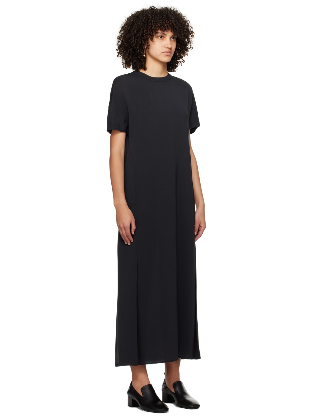 Navy Zip Maxi Dress - 2