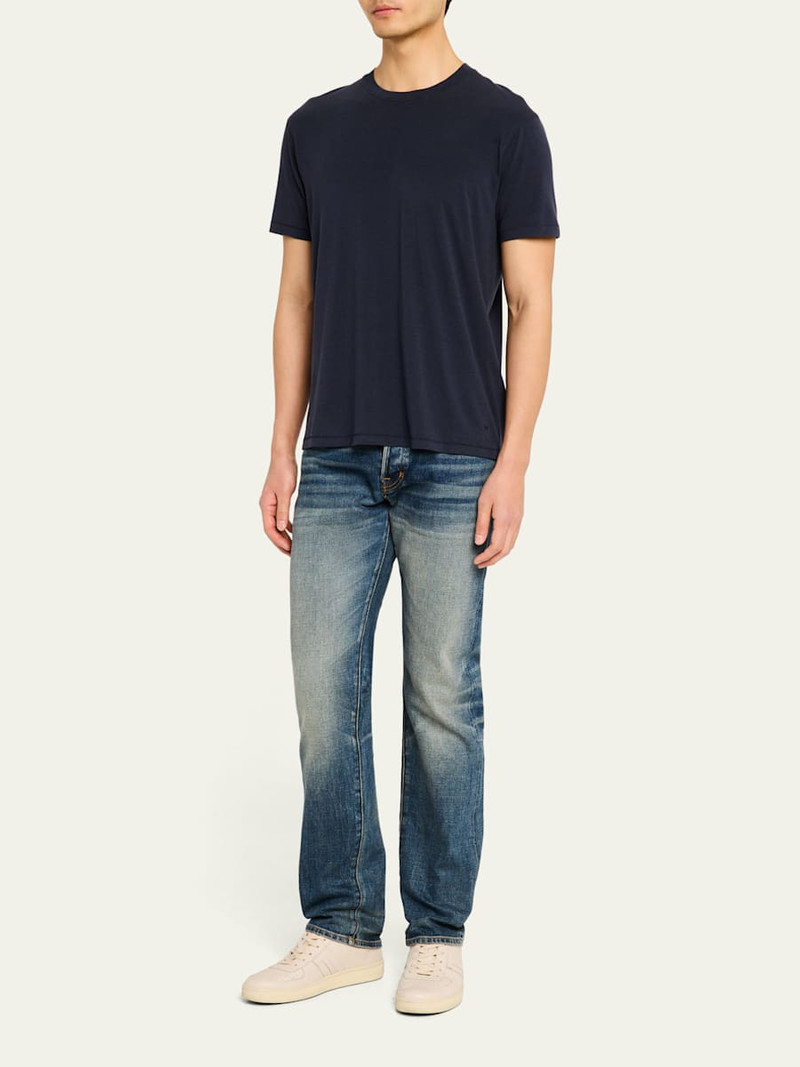 TOM FORD Men's Lyocell-Cotton Crewneck T-Shirt outlook