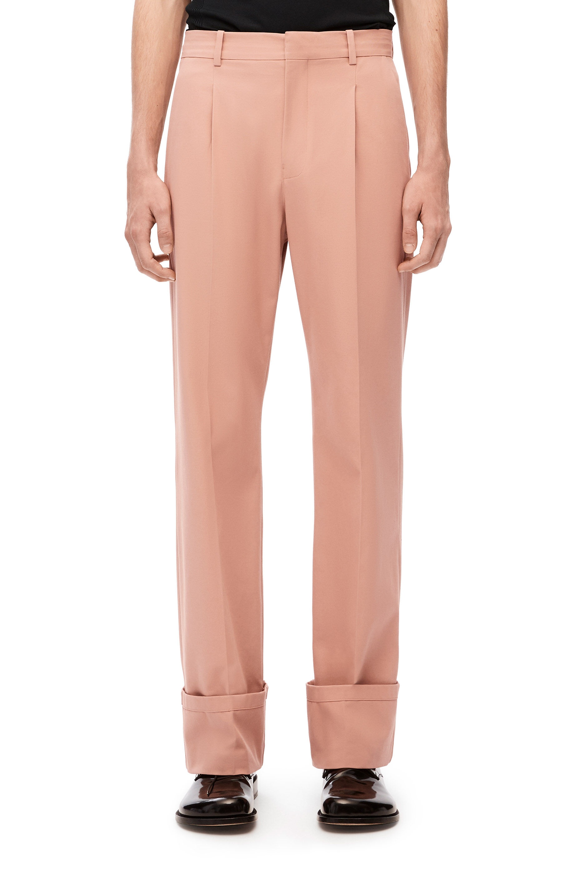 Fisherman turn-up trousers in cotton - 2