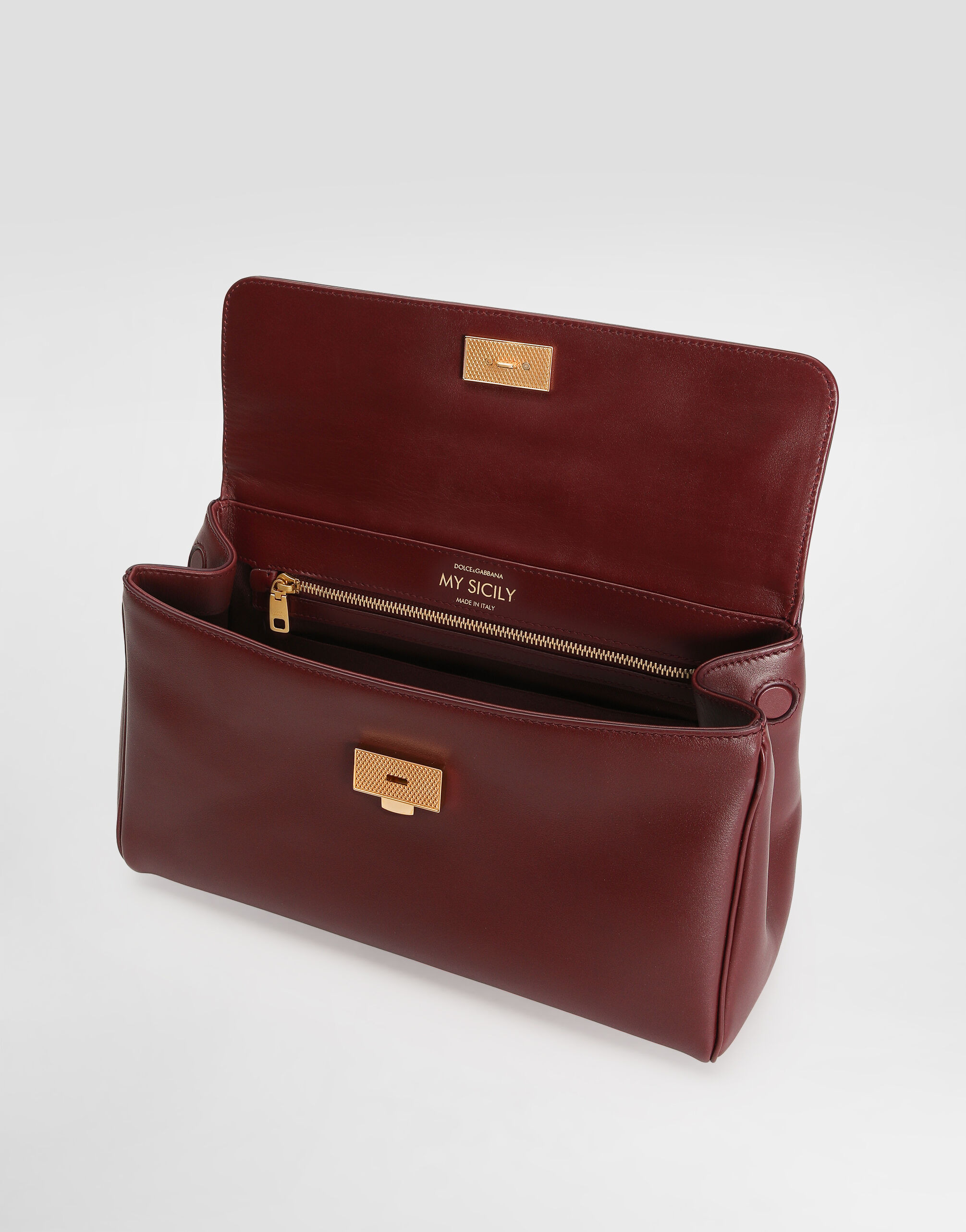 My Sicily handbag in plongé calfskin - 6