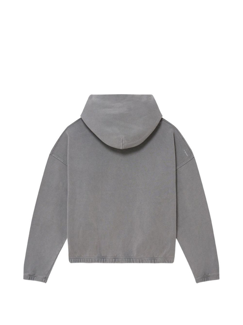 SATISFY logo-print hoodie outlook