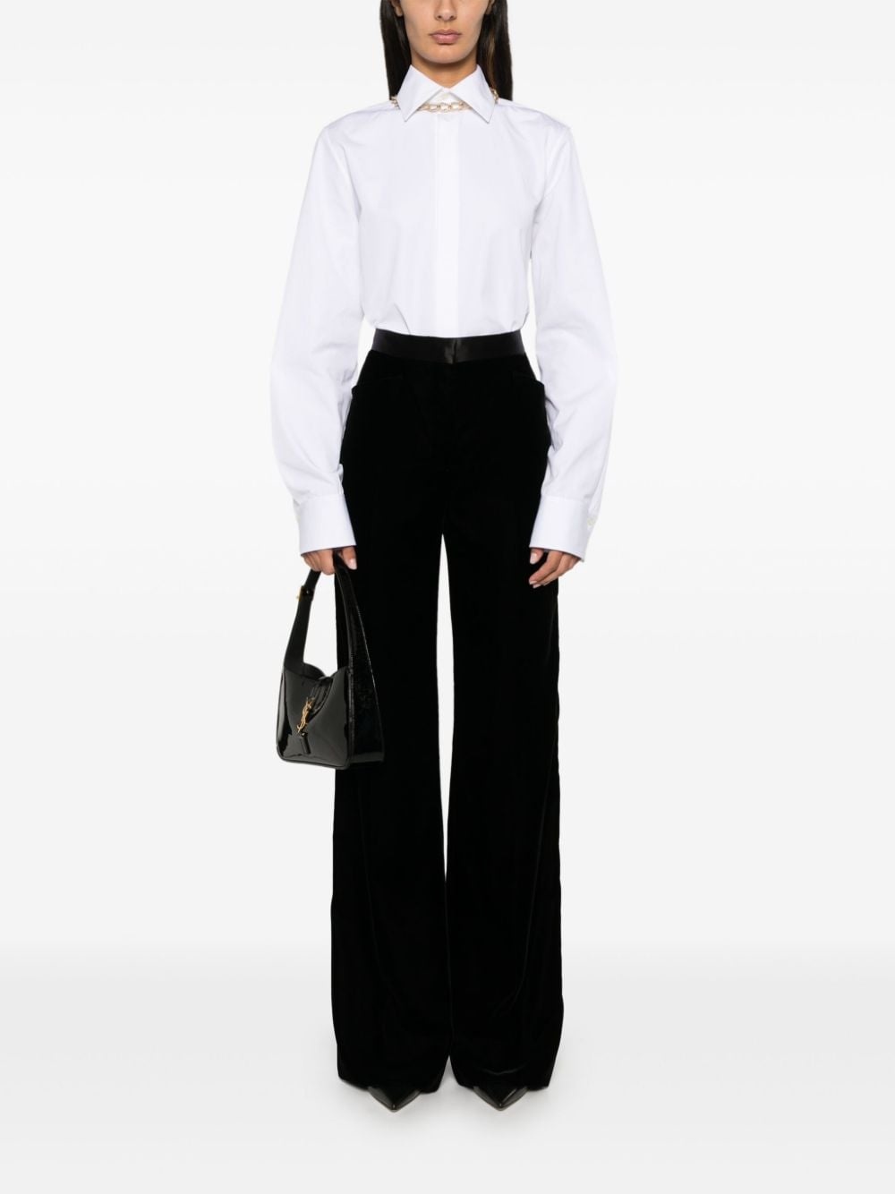 velvet trousers - 2
