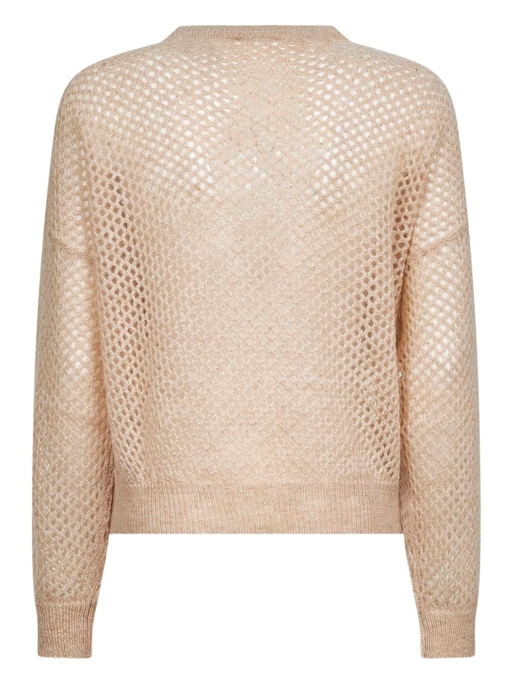 open-knit sweater - 2