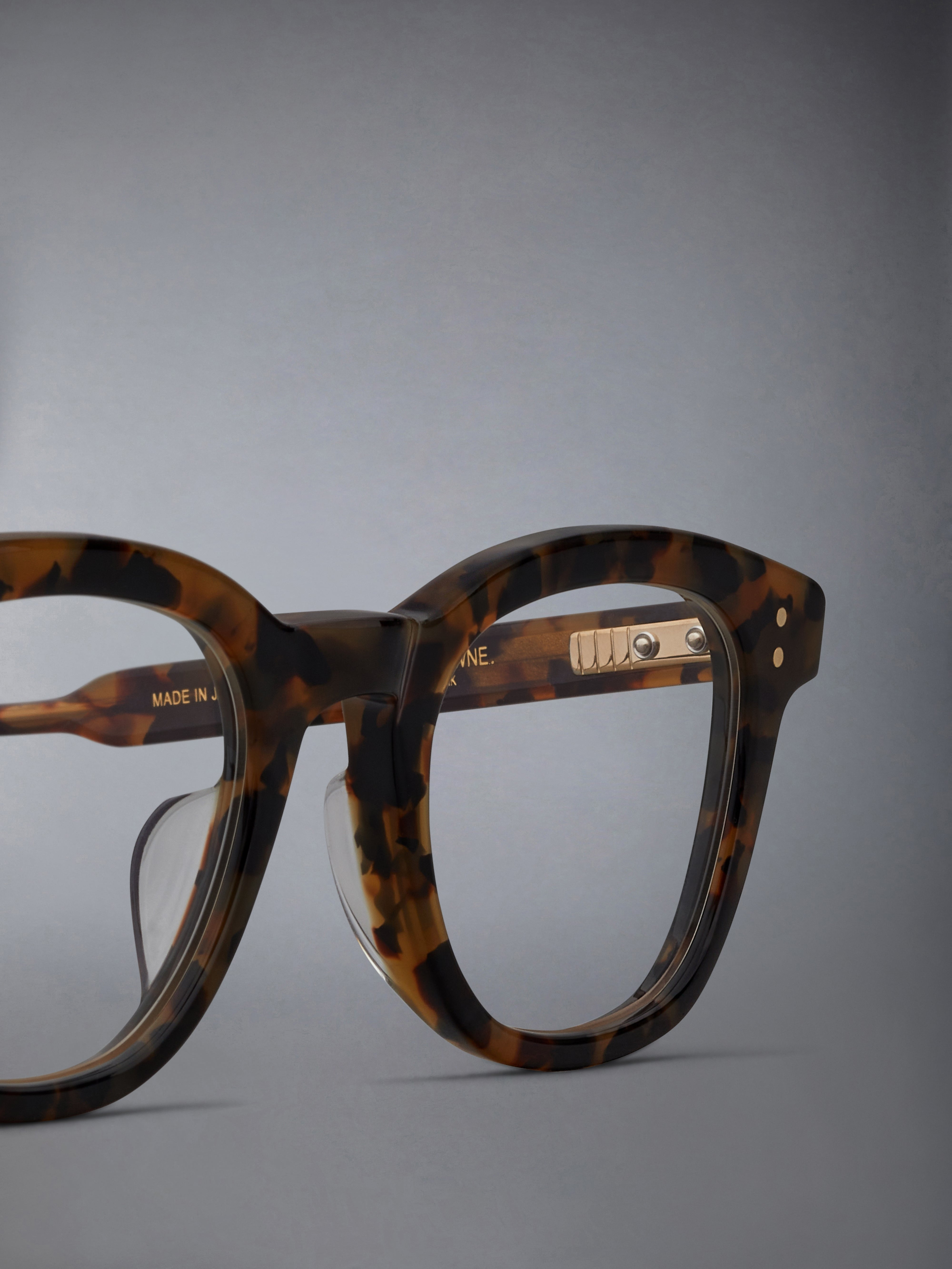TOKYO TORTOISE ACETATE RECTANGULAR EYEGLASSES - 7