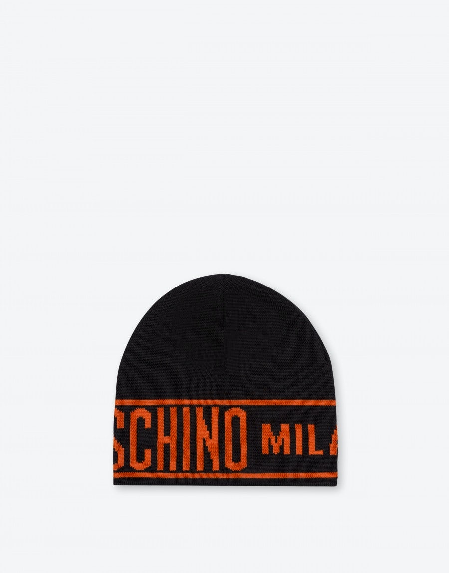 MOSCHINO MILANO KNIT HAT - 1