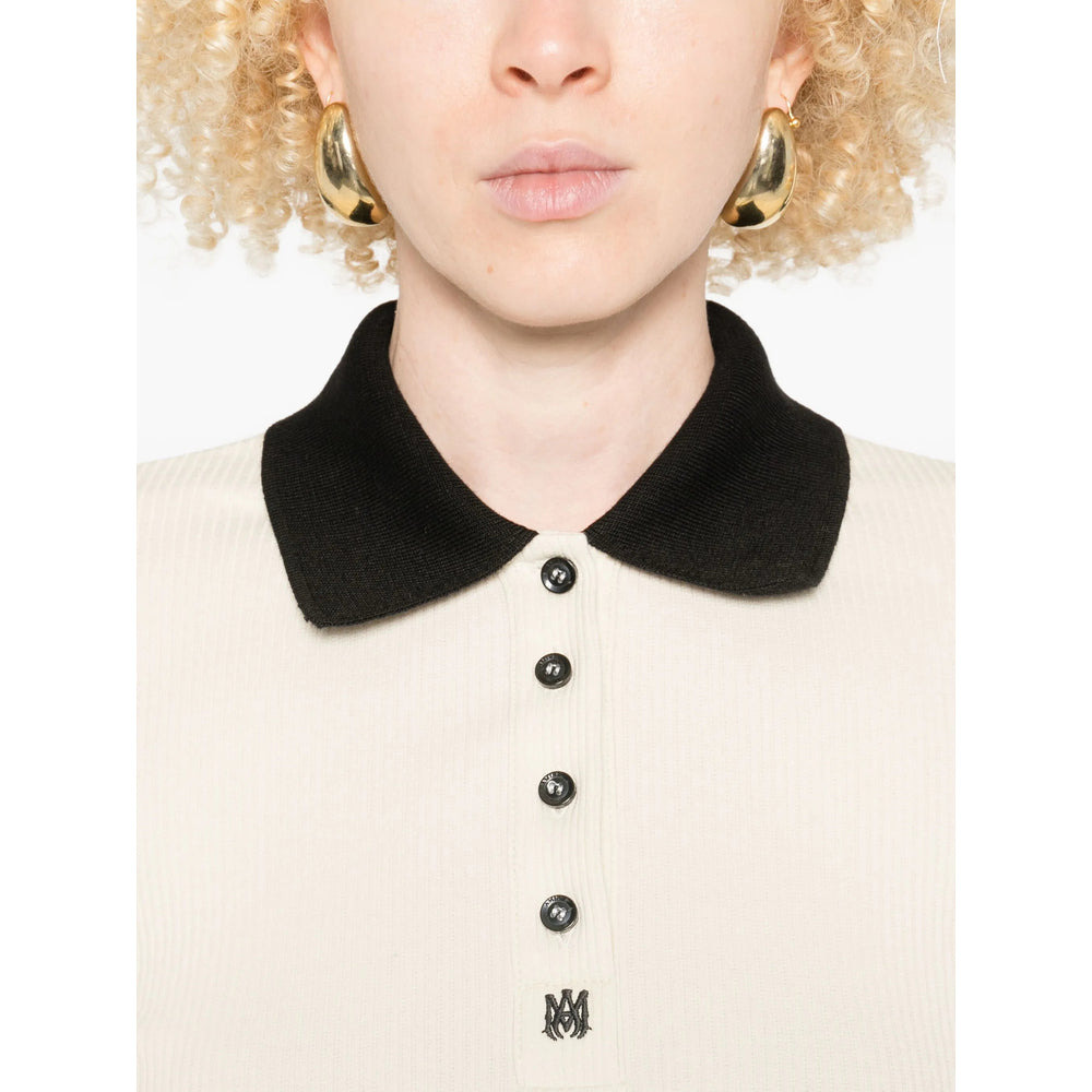 Amiri Neutrals Tops - Polo Tops Women - 2