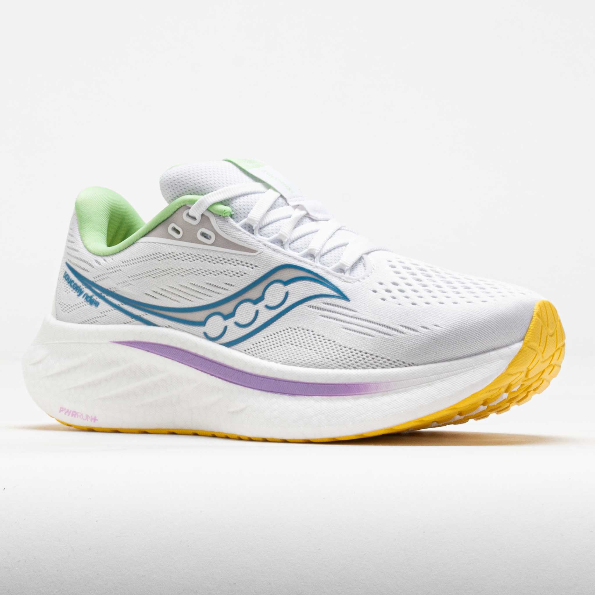 Saucony Ride 18 Women's White/Verbana - 5