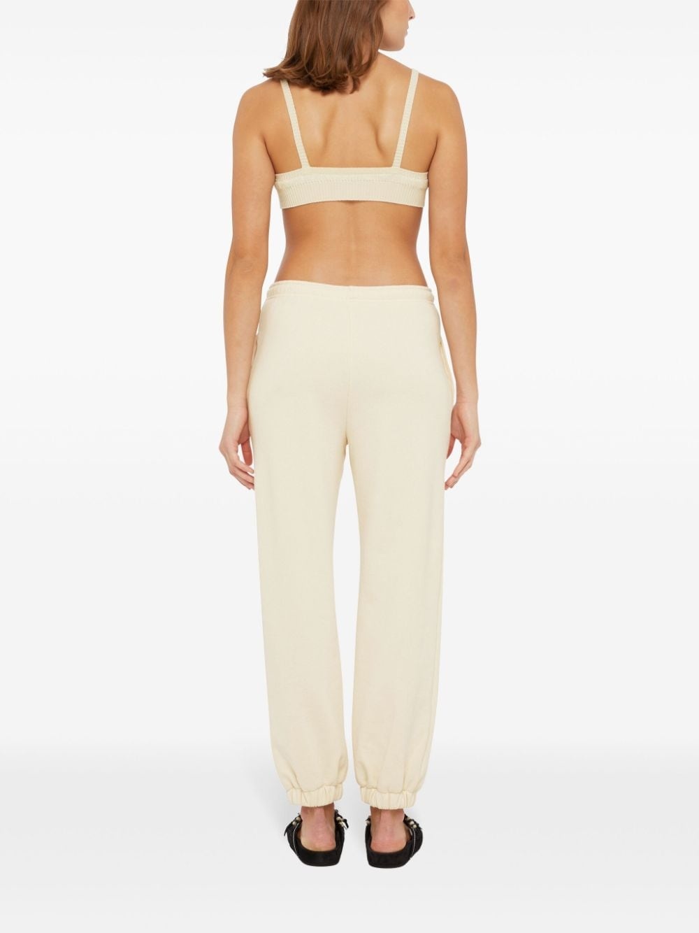 bead-embellished tapered trousers - 5