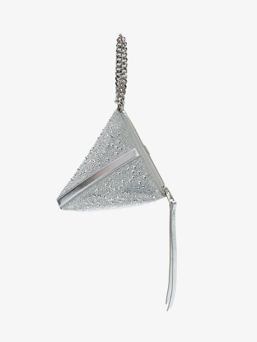 Women's The Curve Pouch in Silver - 5