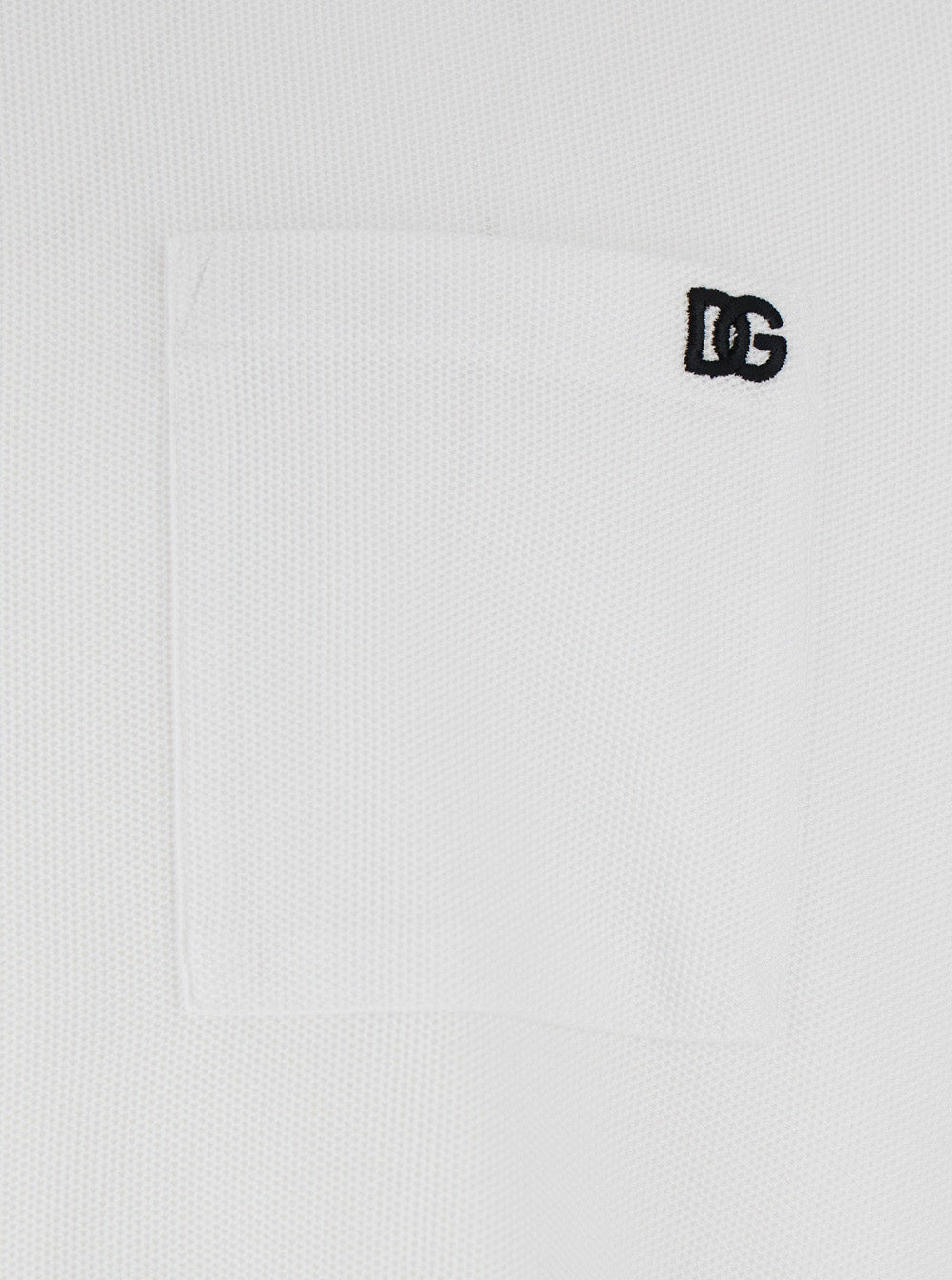 Dolce & Gabbana Men White Crewneck T-Shirt With Logo Embroidery On The Front In Cotton Man - 3
