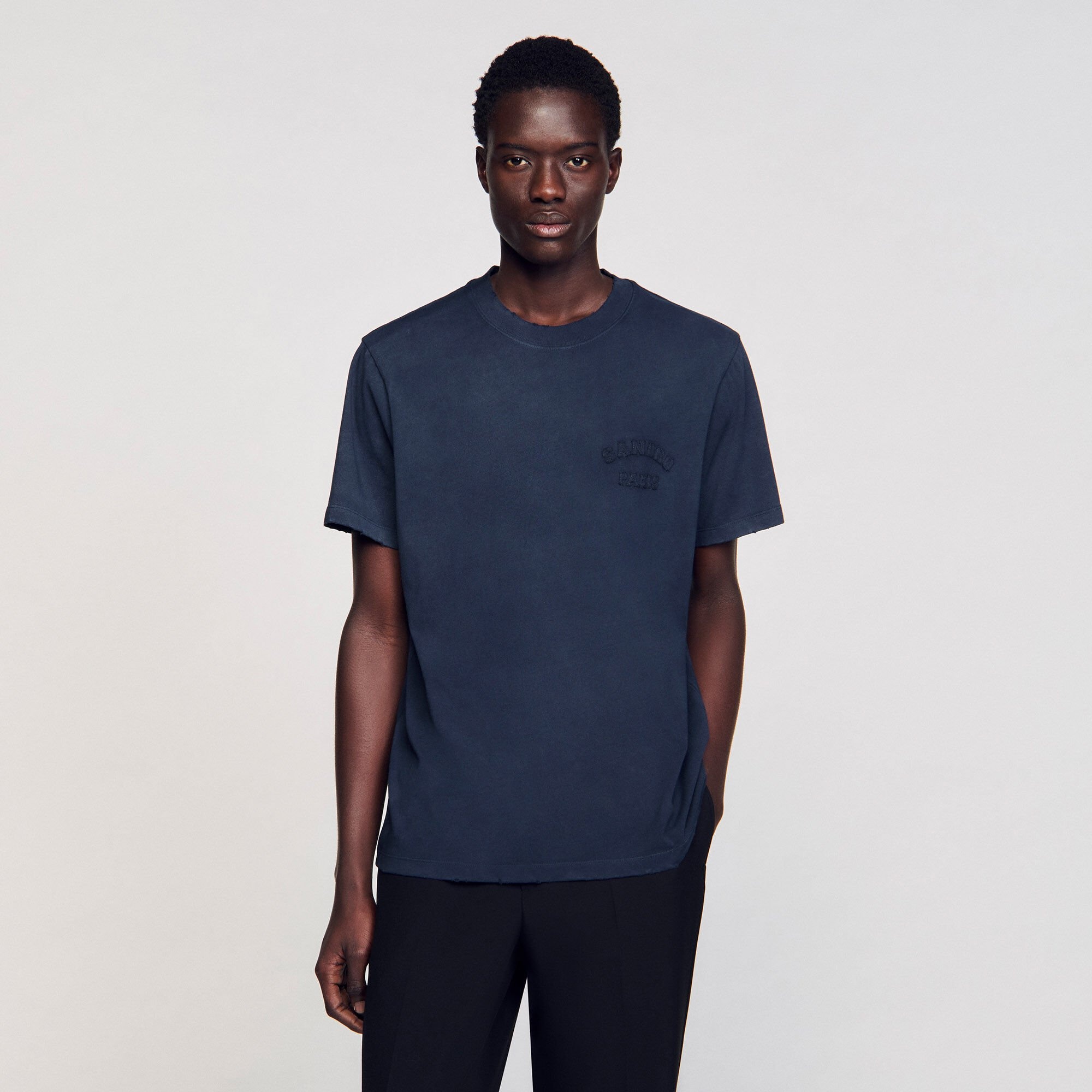 WORN-EFFECT T-SHIRT - 4
