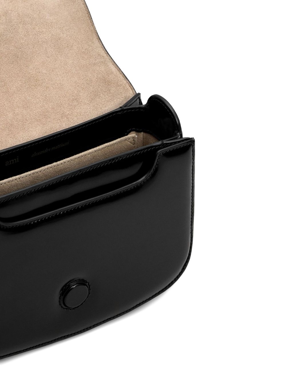 heart-motif leather shoulder bag - 5