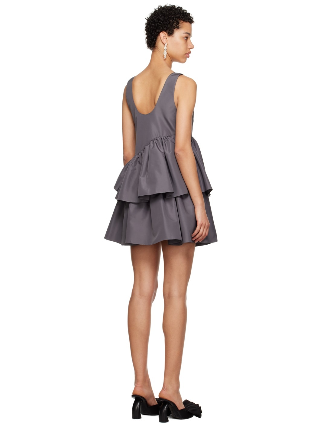 SSENSE Exclusive Gray Valeria Minidress - 3