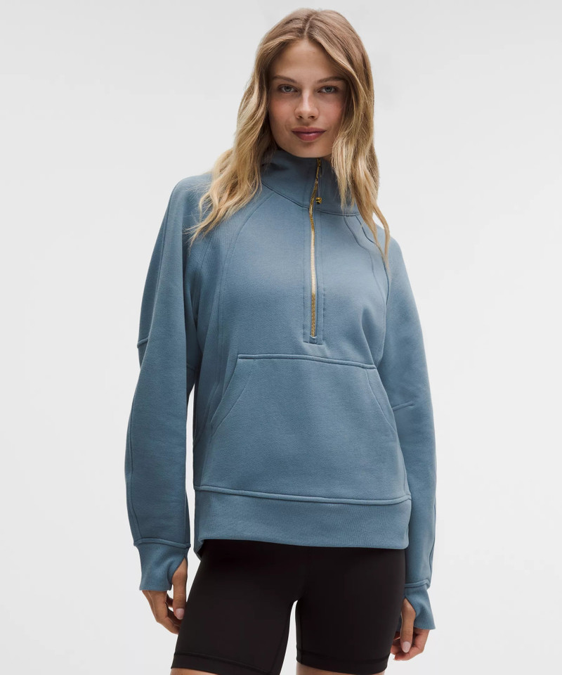 Scuba Oversized Half-Zip Hoodie *Long 1