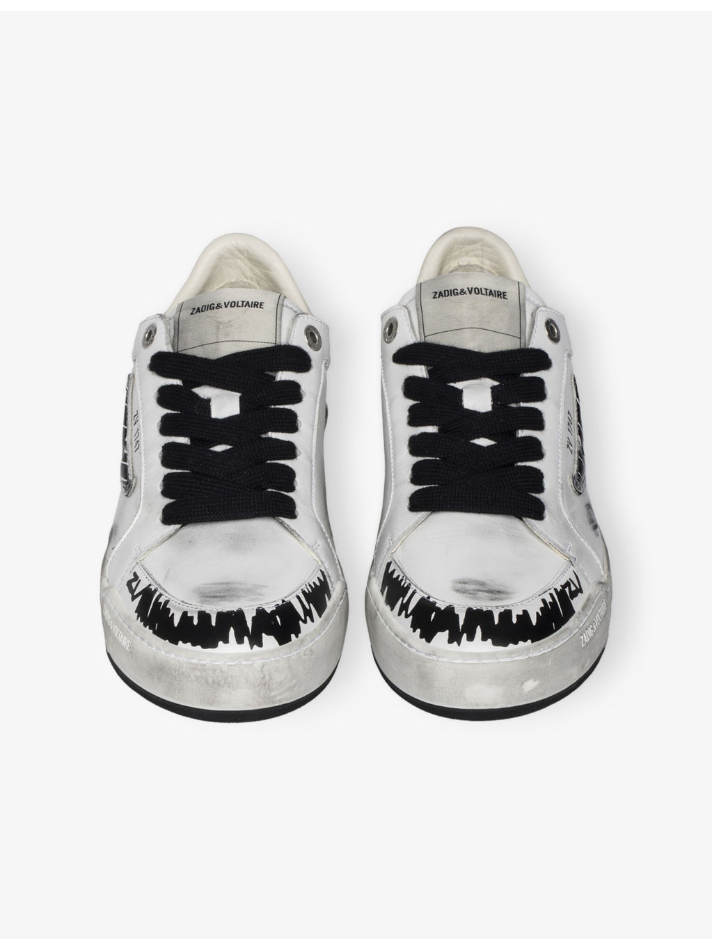 Fly Wings Leather Low-Top Trainers - 2