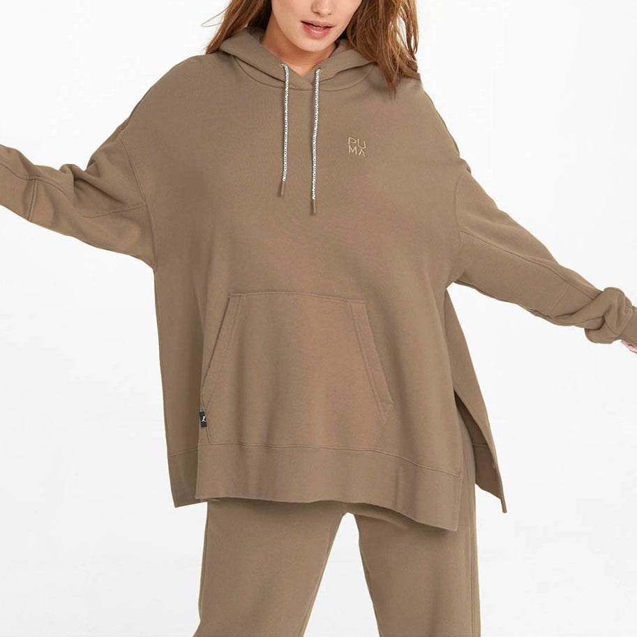 (WMNS) PUMA Infuse Pullover Hoodie 'Brown' 533421-63 - 3