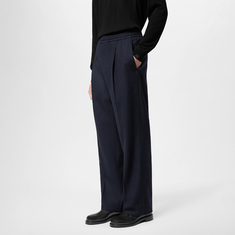 Wool Blend Drawstring Pants 3