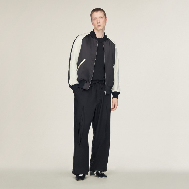 Y-3 LIQUID LOGO SATIN SOUVENIR JACKET 5