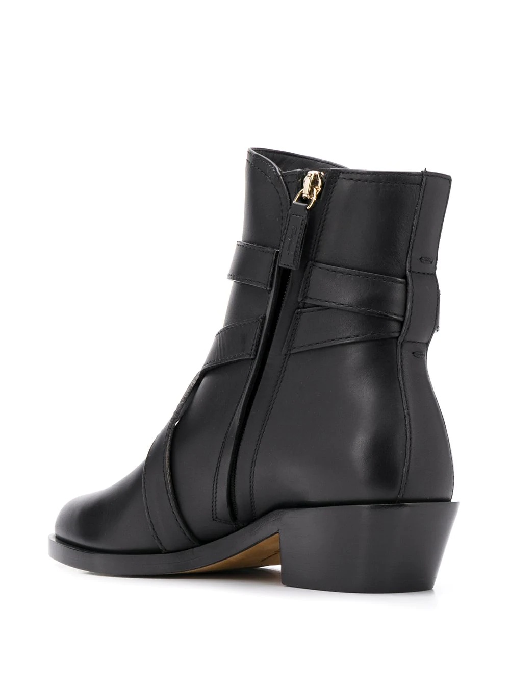 Gancini-strap ankle boots - 3