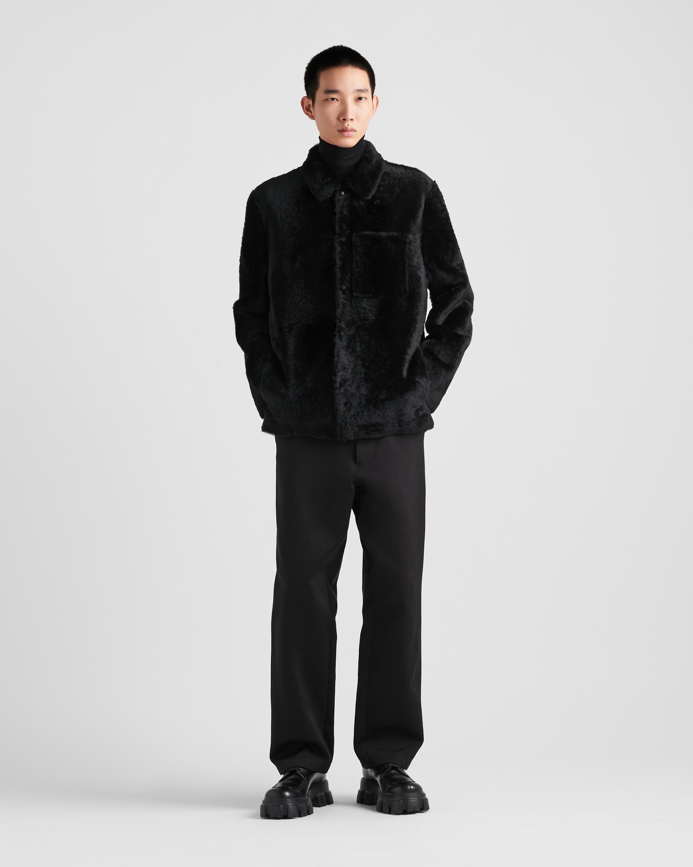 Shearling blouson jacket - 2