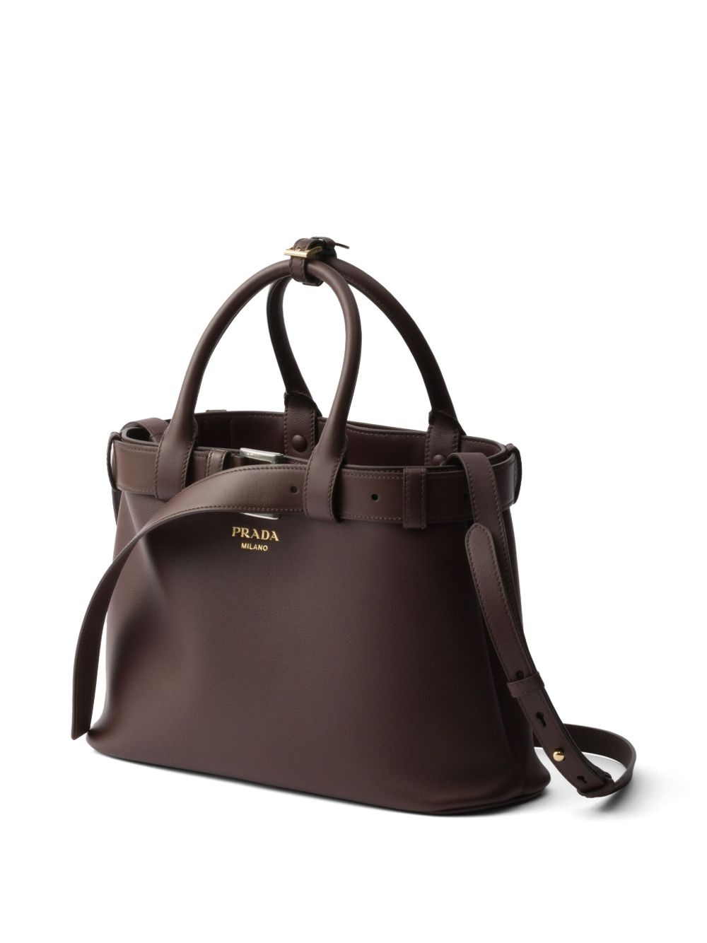 small belt-detail handbag - 3