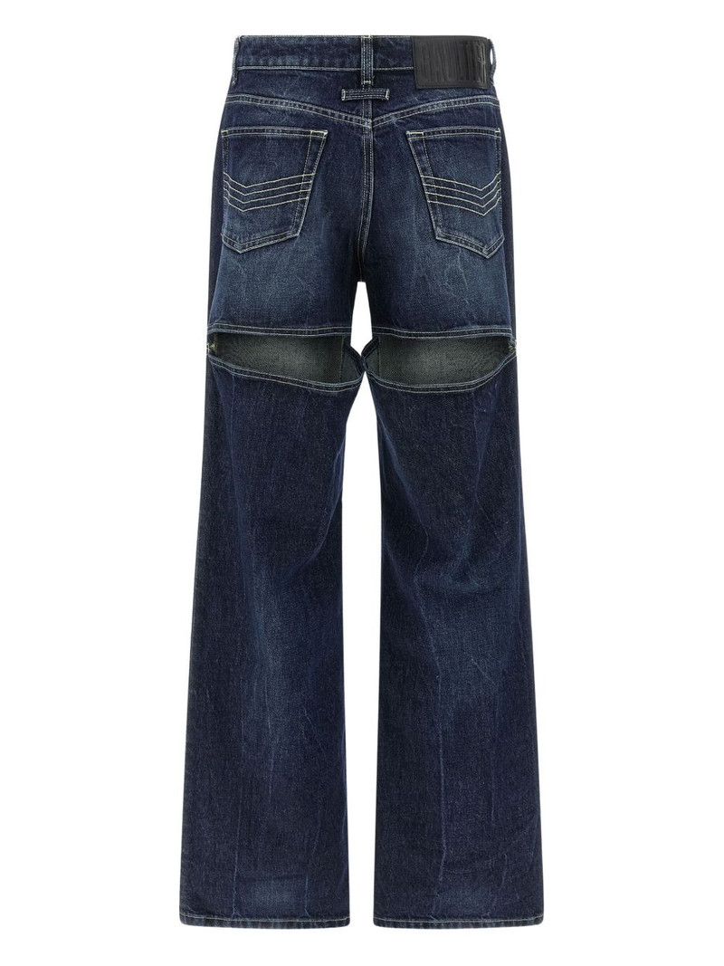 Jean Paul Gaultier The Cut-Out wide-leg jeans outlook