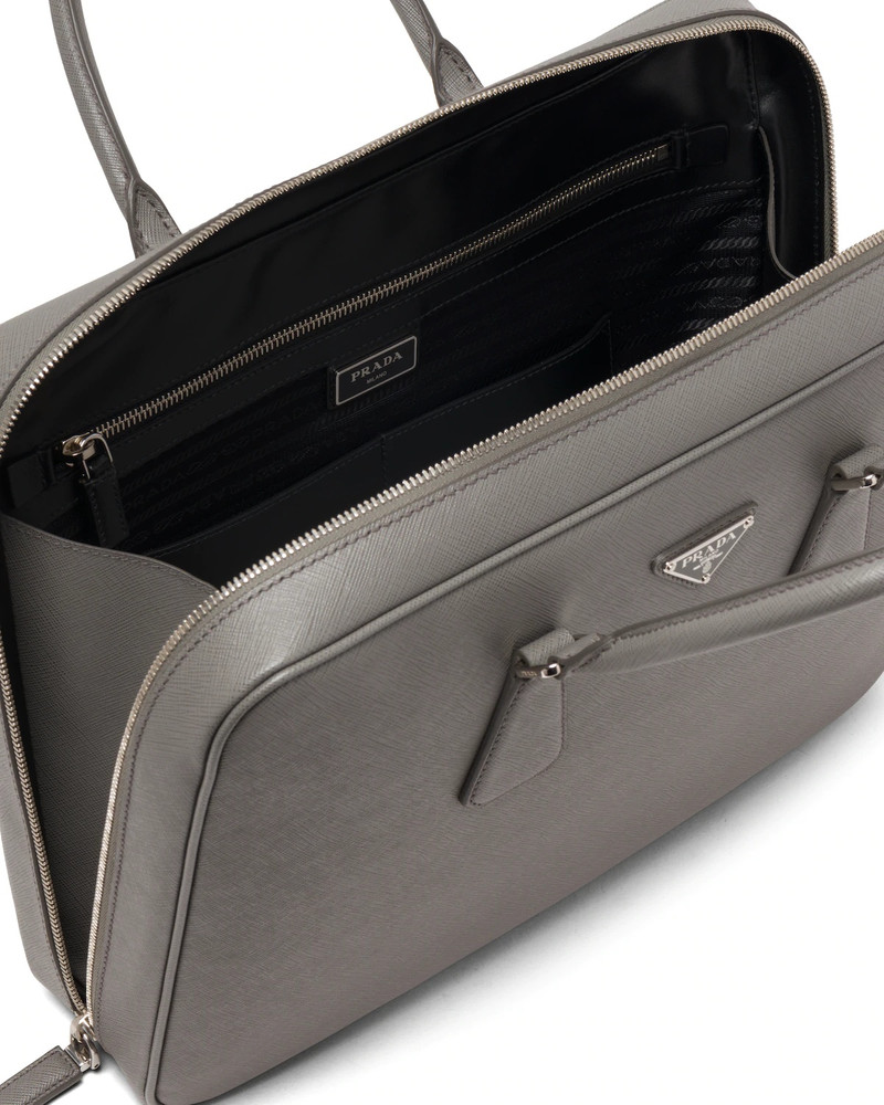 Saffiano Leather Work Bag 5