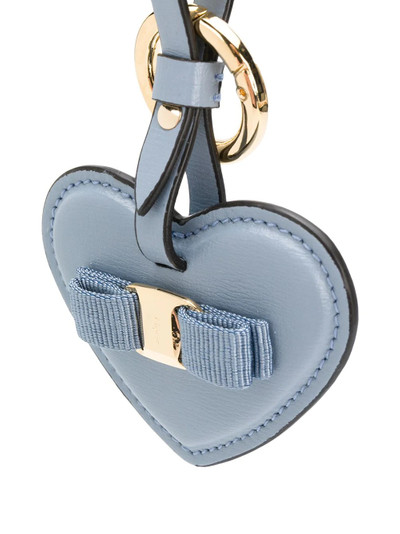 Salvatore Ferragamo Vara bow heart keyring outlook