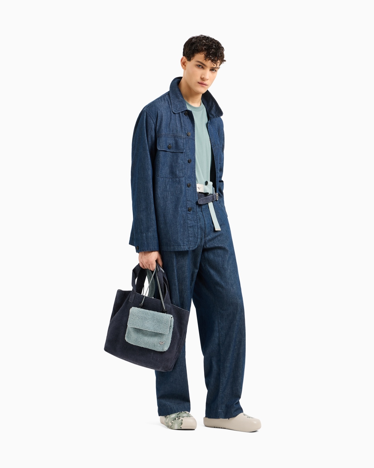 ASV CHAMBRAY DENIM TROUSERS FROM THE PEACE CAPSULE COLLECTION - 2