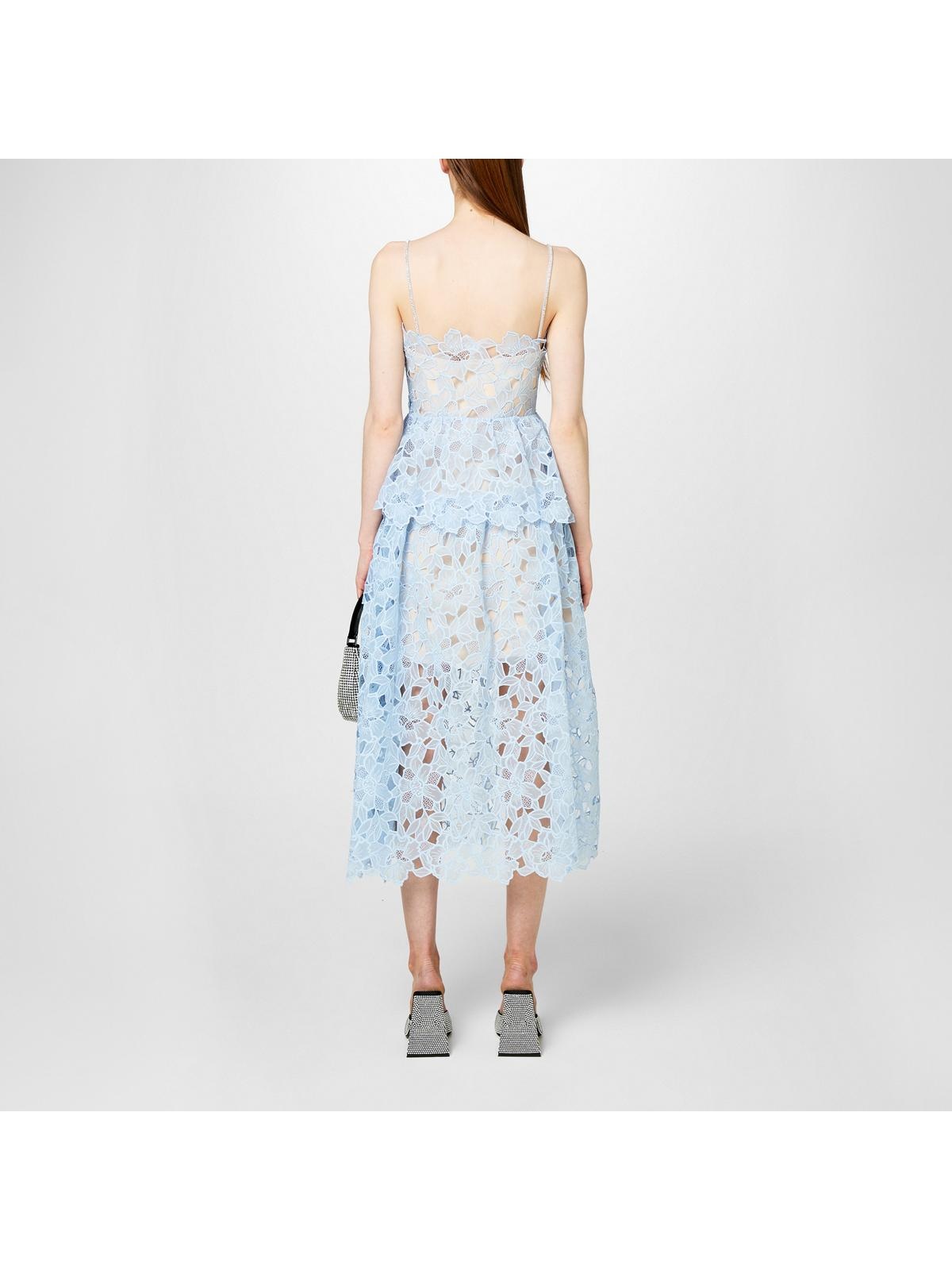 self-portrait ORGANZA LACE MIDI DRESS | cruisefashion