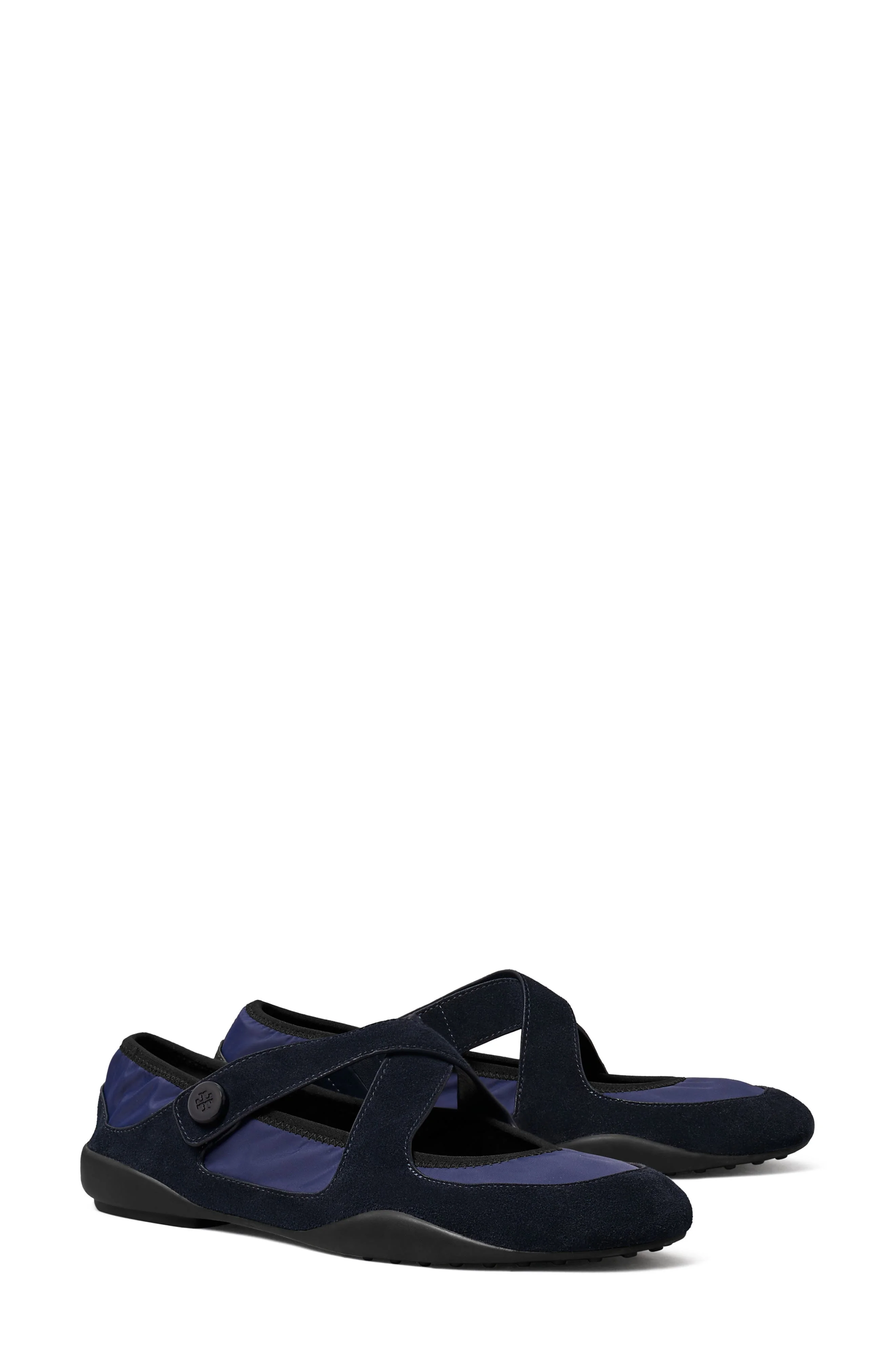 Tory Burch Romy Mary Jane Flat in Newport Navy /Newport Navy at Nordstrom - 1