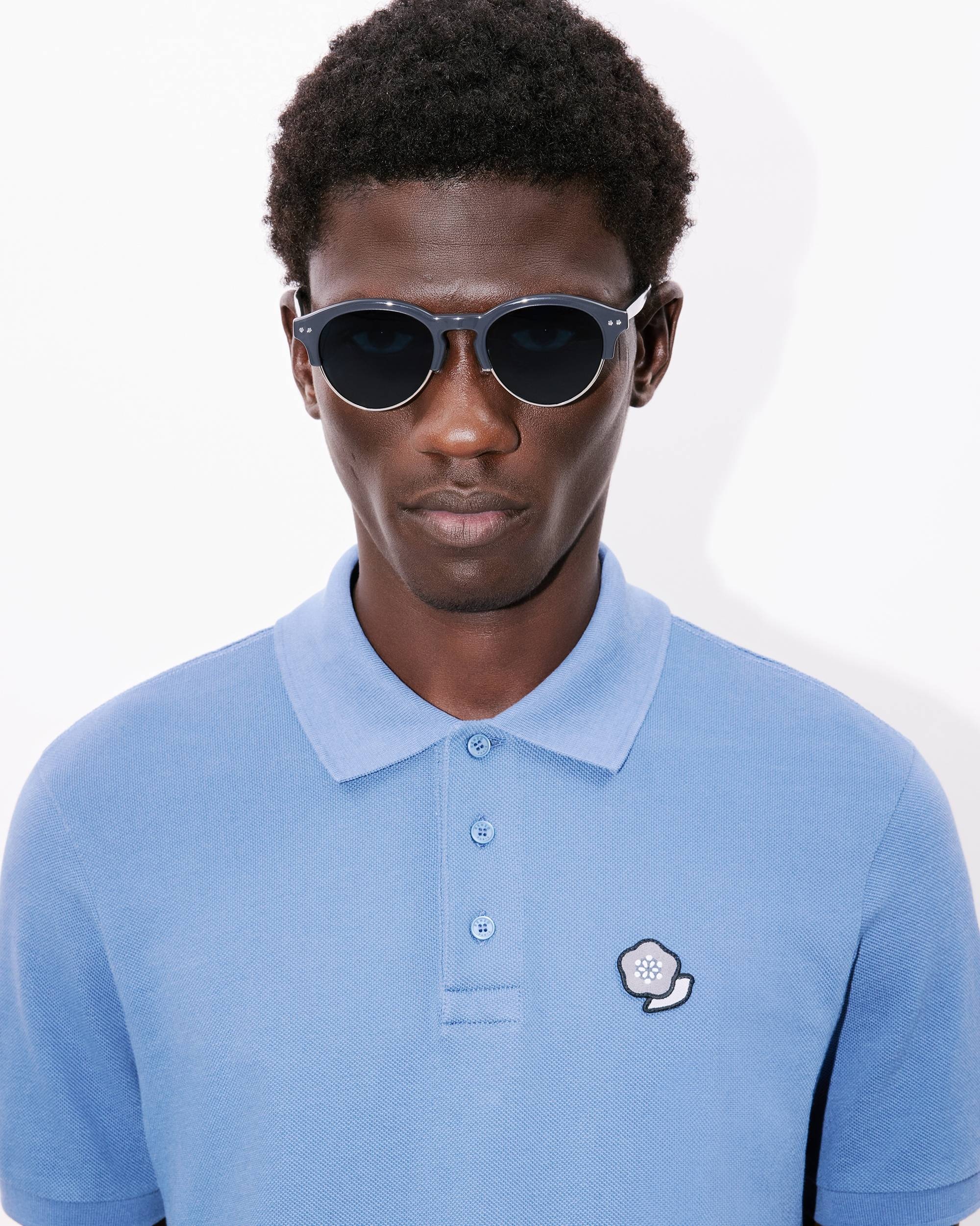 'KENZO Pop' embroidered slim polo in cotton - 6