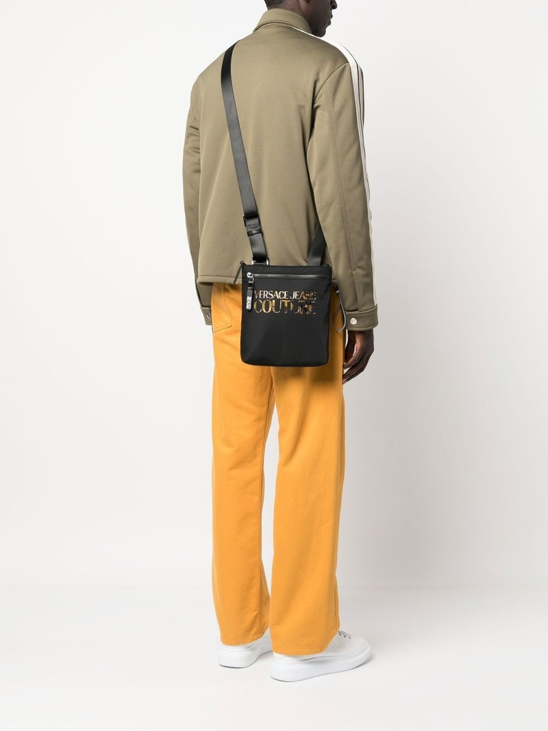 VERSACE JEANS COUTURE logo-embellished messenger bag outlook