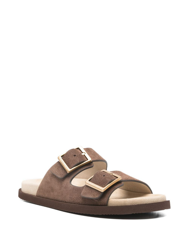 Brunello Cucinelli buckle sandals outlook