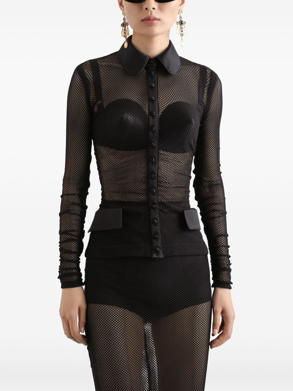 mesh shirt - 4
