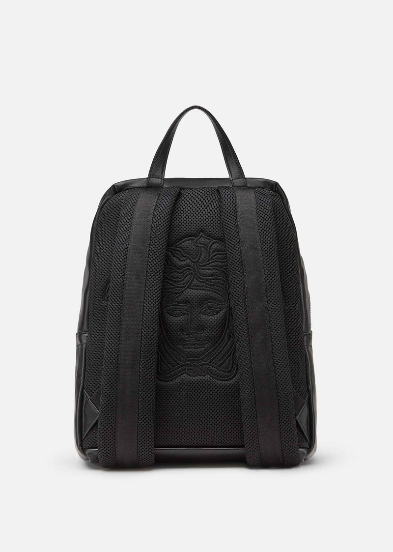 VERSACE La Medusa Leather Backpack outlook