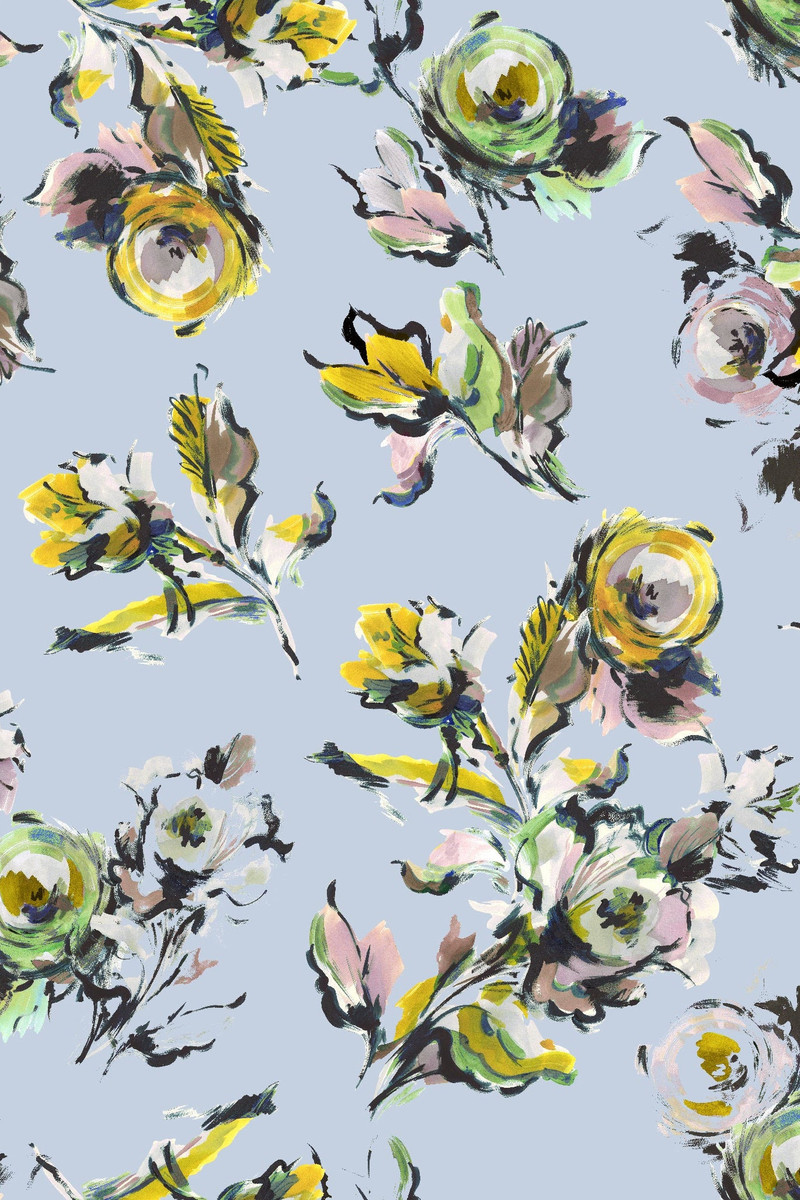 Lizette Jacket in Yellow & Green Floral Print Genzianella 6