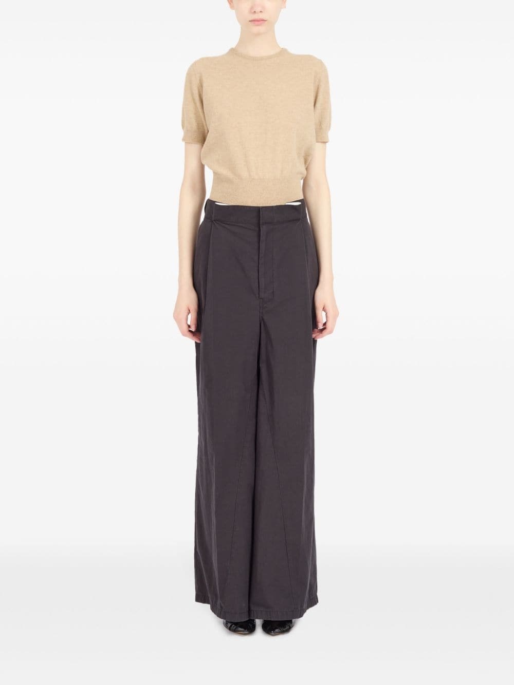 crew-neck virgin wool jumper - 2